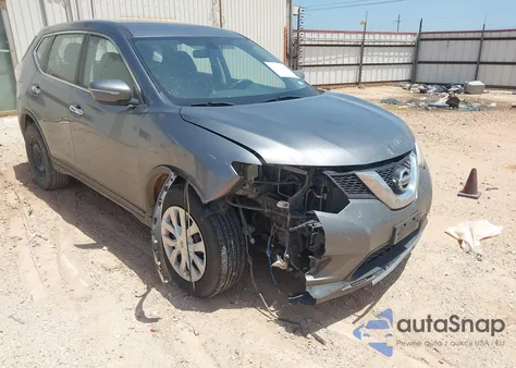 2015 Nissan Rogue S из США, поврежденный, VIN KNMAT2MT1FP573999